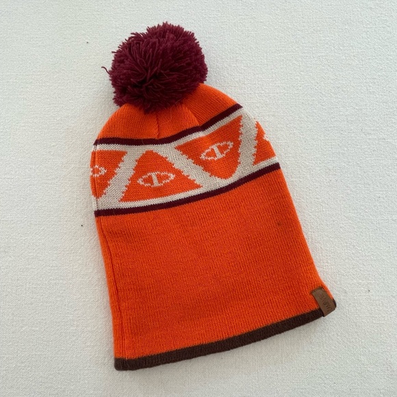 Poler Stuff Orange & Brown Camp Vibes Zilla Beanie - Picture 2 of 9